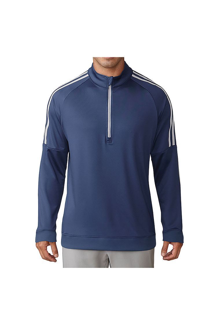 Picture of adidas Men's 3 Stripe 1/4 Zip Sweater - Noble Indigo (SMALL ONLY)