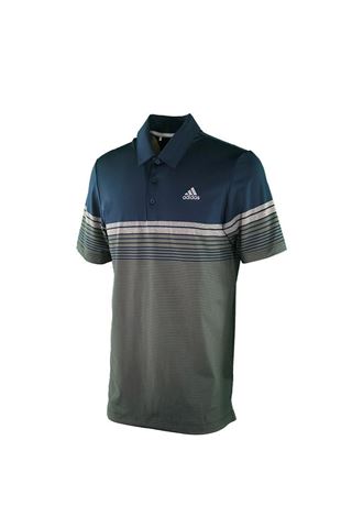 Picture of adidas ZNS Golf Men's Ultimate 365 Gradient Block Stripe Polo Shirt - Collegiate Navy