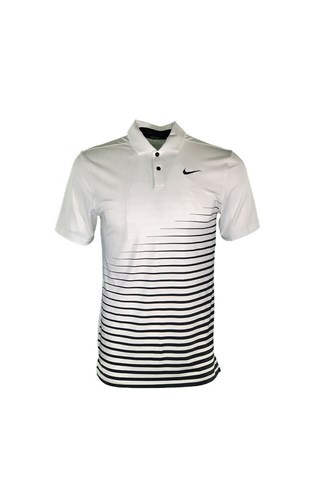 Picture of Nike Golf Men's Dri - Fit Vapor Graphic Polo Shirt - White 100 - SMALL Only