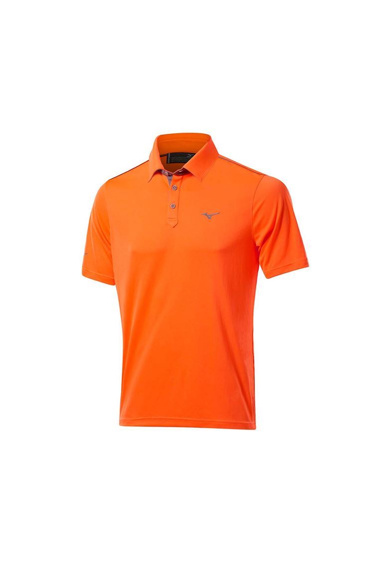 Picture of Mizuno ZNS Men's Pique Polo Shirt - Orange Clown Fish
