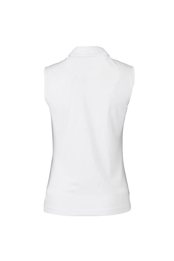 Picture of Daily Sports Ladies Trixie Sleeveless Polo Shirt - White