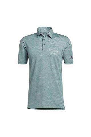 Picture of adidas ZNS Men's Camo Polo Shirt - Green Oxide / Grey Two
