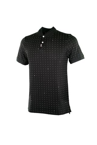 Picture of Nike zns Golf Men's Space Dot Slim Fit Polo Shirt - Black 010