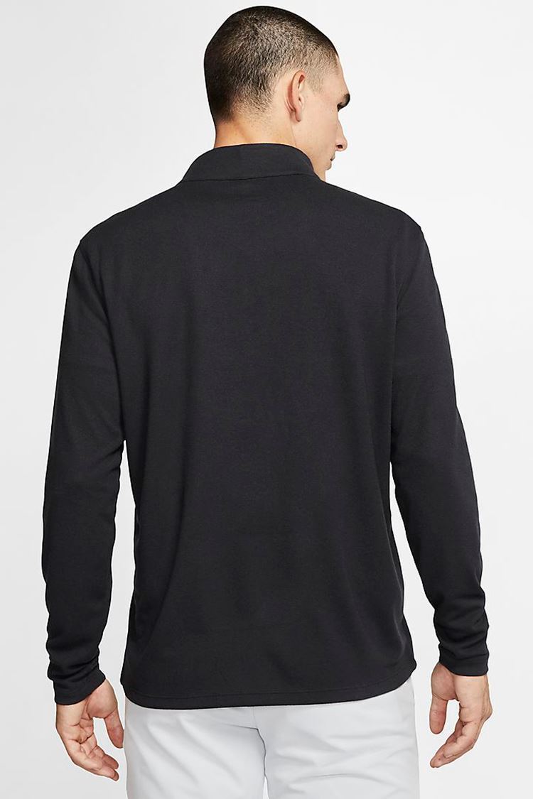 Picture of Nike Golf zns Men's Dri-Fit Victory 1/2 Zip Sweater - Black / Black / White