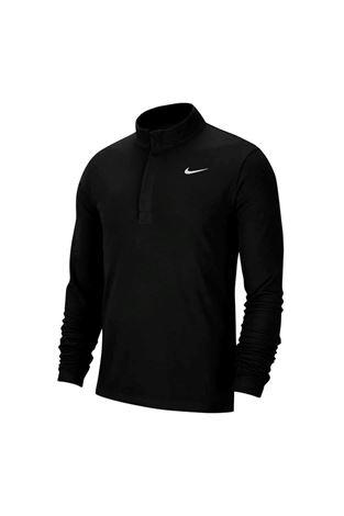 Show details for Nike Golf Men's Dri-Fit Victory 1/2 Zip Sweater - Black / Black / White