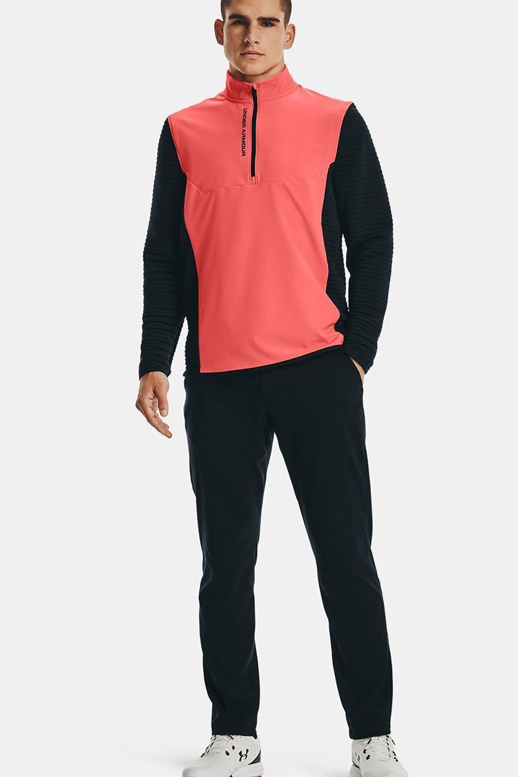 Picture of Under Armour Men's UA Storm Evolution Daytona 1/2 Zip - Venom Red / Black