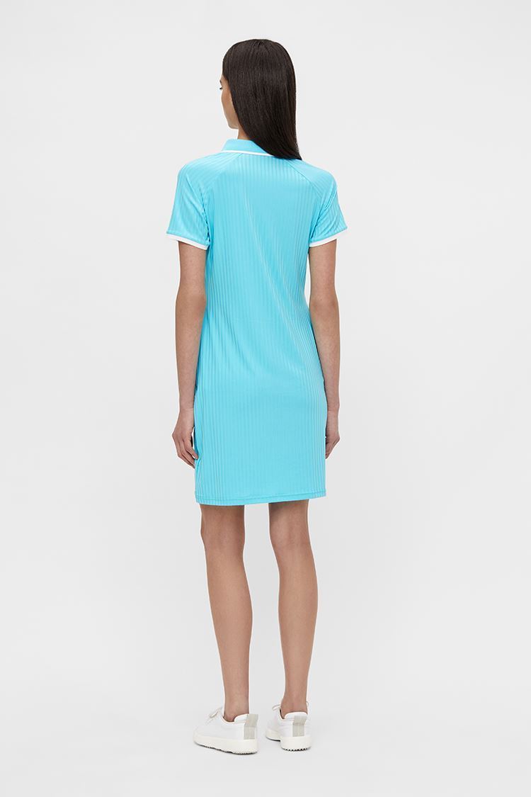 Picture of J.Lindeberg ZNS Ladies April Golf Dress - Beach Blue