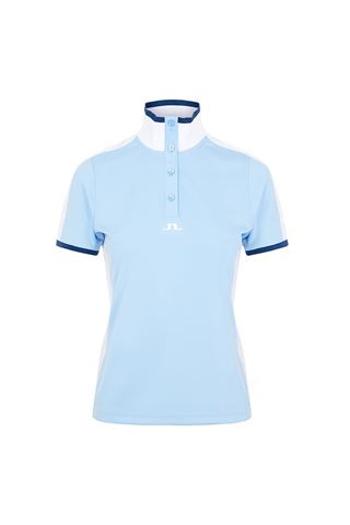 Picture of J.Lindeberg zns Ladies Minna Polo Shirt - Summer Blue