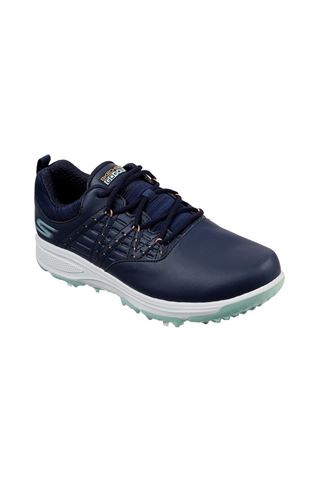 Picture of Skechers zns Ladies Go Golf Pro V.2 Golf Shoes - Navy / Turquoise