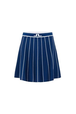 Picture of J.Lindeberg zns Ladies Bay Knitted Golf Skirt - Midnight Blue