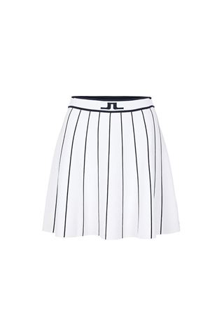 Picture of J.Lindeberg zns  Ladies Bay Knitted Golf Skirt - White