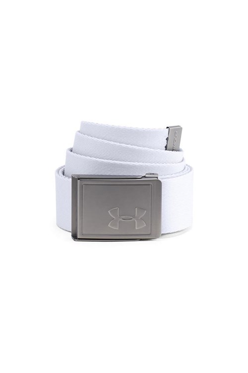 Under Armour zns UA Men s Reversible Webbing Belt White 100 1305487