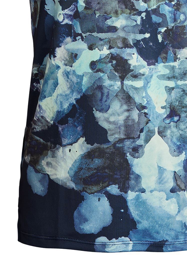 Picture of Rohnisch Ladies Direction Sleeveless Polo Shirt - Blue Utopia