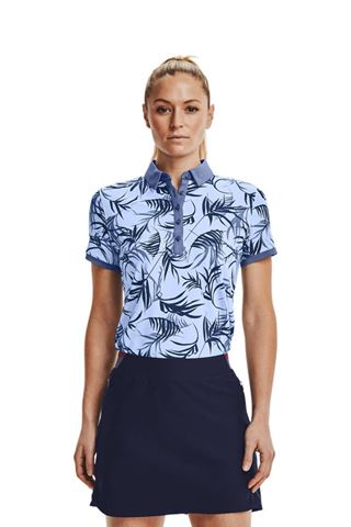 Picture of Under Armour zns  Women's UA Zinger Short Sleeve Polo Shirt - Isotope Blue / Mineral Blue