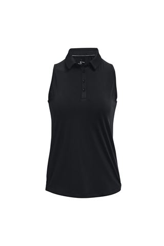 Picture of Under Armour Women's UA Zinger Sleeveless Polo Shirt - Black