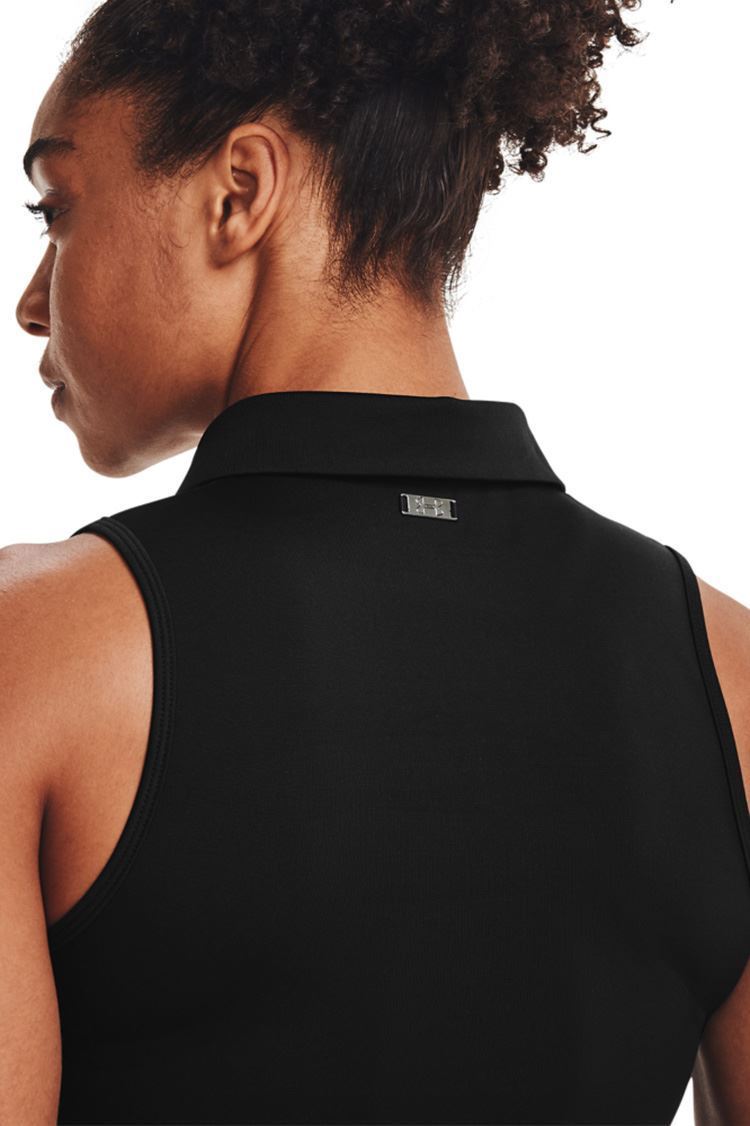 Picture of Under Armour Women's UA Zinger Sleeveless Polo Shirt - Black