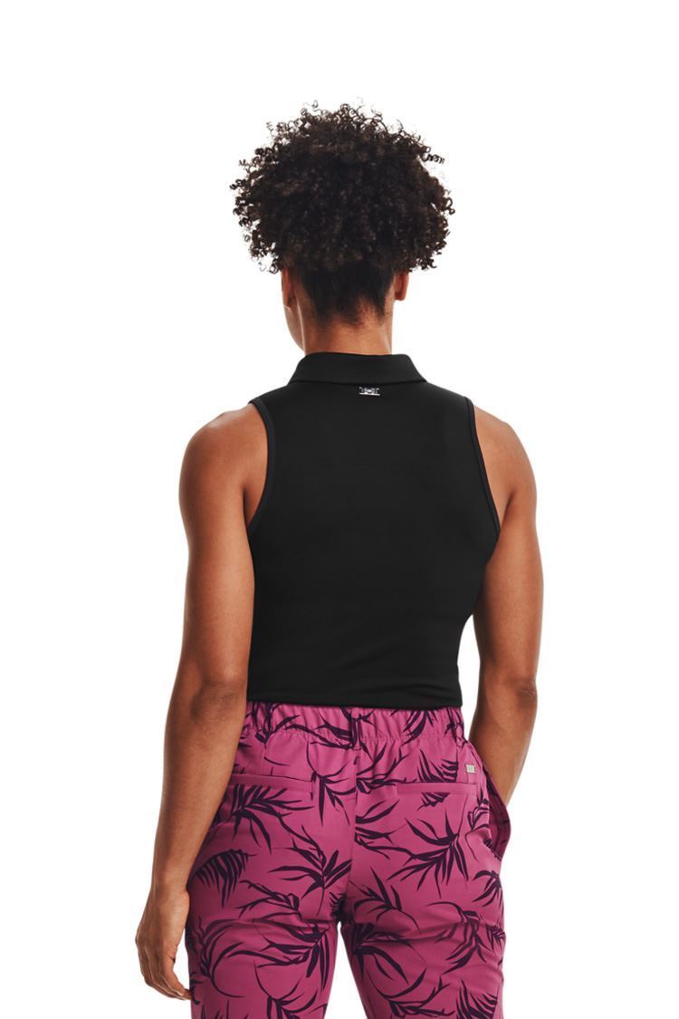 Picture of Under Armour Women's UA Zinger Sleeveless Polo Shirt - Black