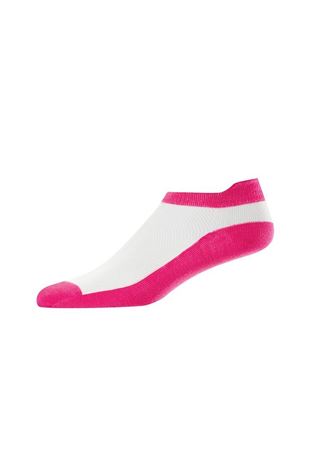 Show details for Footjoy zns Women's ProDry Fashion Socks - White / Pink