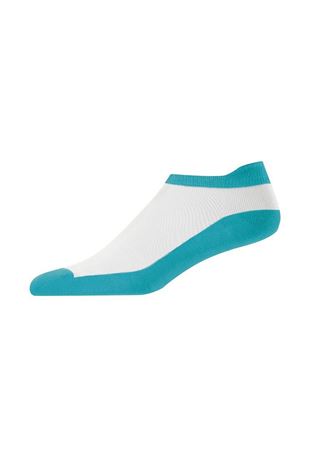 Show details for Footjoy Women's ProDry Fashion Socks - White / Aqua