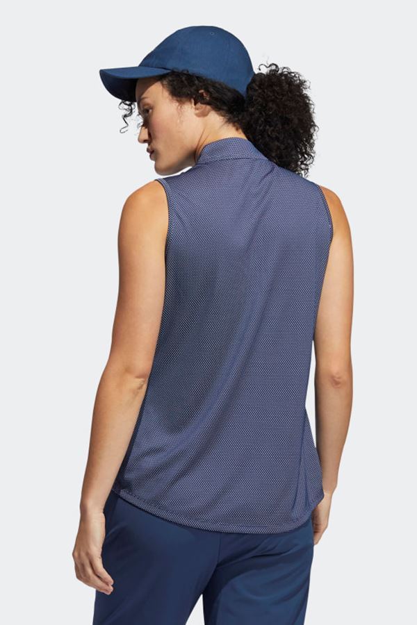 Picture of adidas zns Women's Equipment Sleeveless Polo Shirt - Crew Navy