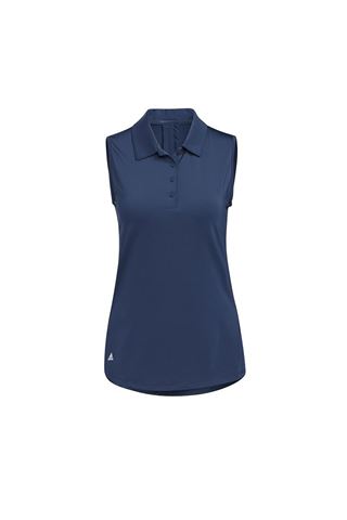 Picture of adidas zns Women's Ultimate 365 Solid Sleeveless Polo Shirt - Crew Navy
