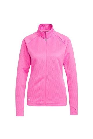Picture of adidas zns Women's Textured Full Zip Layer Jacket - Screaming Pink