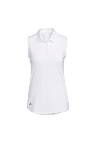 Picture of adidas zns Women's Ultimate 365 Solid Sleeveless Polo Shirt - White
