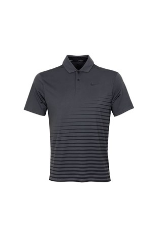 Show details for Nike Golf zns Men's Dri - Fit Vapor Graphic Polo Shirt - Smoke Grey / Black 070 - SMALL Only