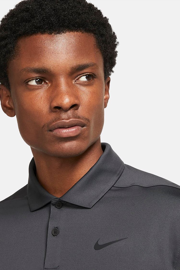Picture of Nike Golf zns Men's Dri - Fit Vapor Graphic Polo Shirt - Smoke Grey / Black 070 - SMALL Only