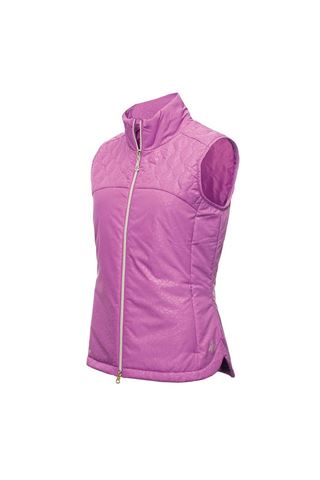 Picture of Green Lamb Ladies Khloe Quilted Padded Gilet - Violet