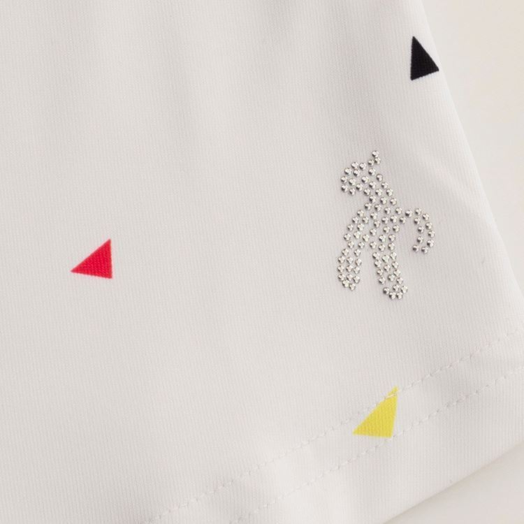 Picture of Green Lamb Ladies Elsa Print Polo Shirt  Triangle