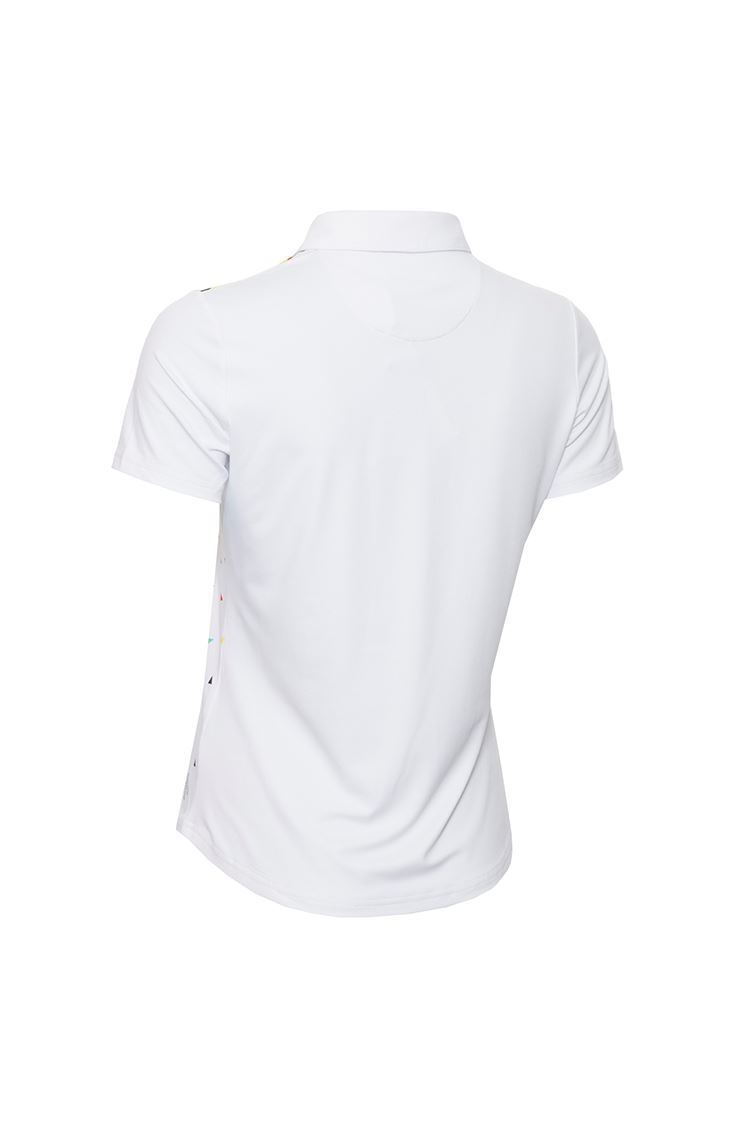 Picture of Green Lamb Ladies Elsa Print Polo Shirt  Triangle