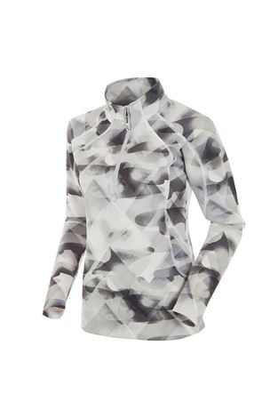 Show details for Sunice Ladies Megan 1/4 Zip Pullover - Oyster Shadow Print