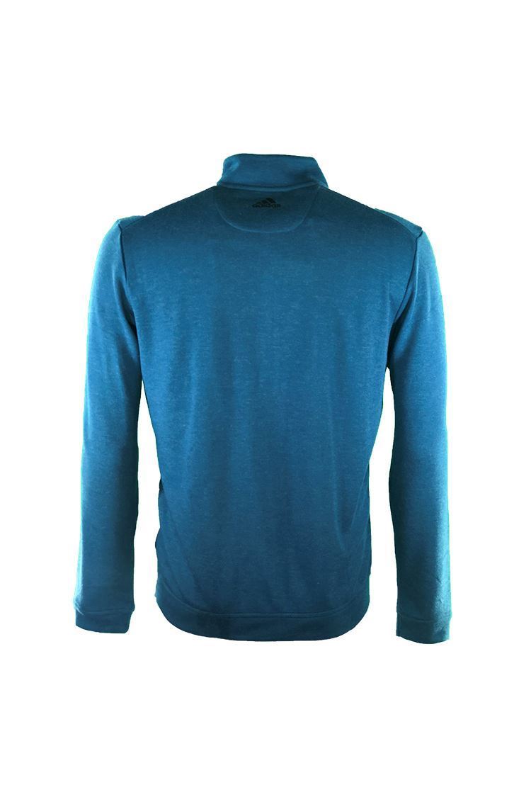 Picture of adidas Men's Wool Mix Quarter Zip Sweater - Petrol Night