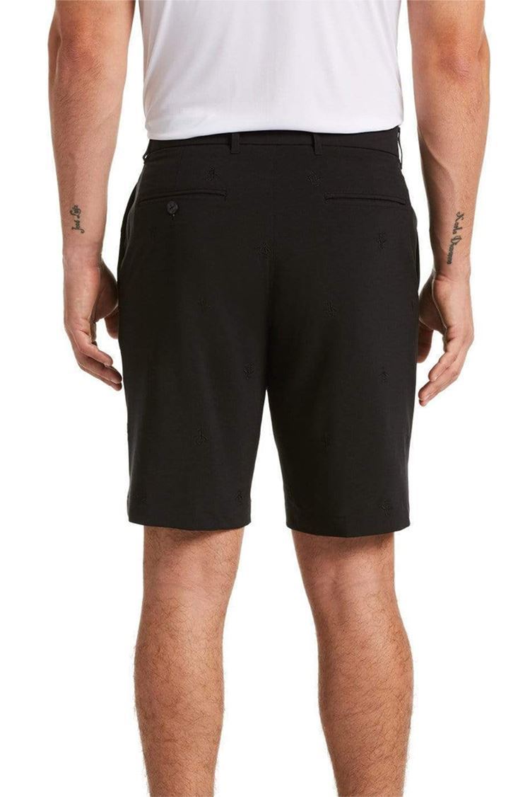 Picture of Original Penguin Men's All Over Pete Embroided Shorts - Caviar
