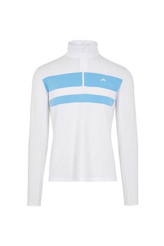 Picture of J.Lindeberg znsMen's Bran Golf Mid Layer Sweater - White