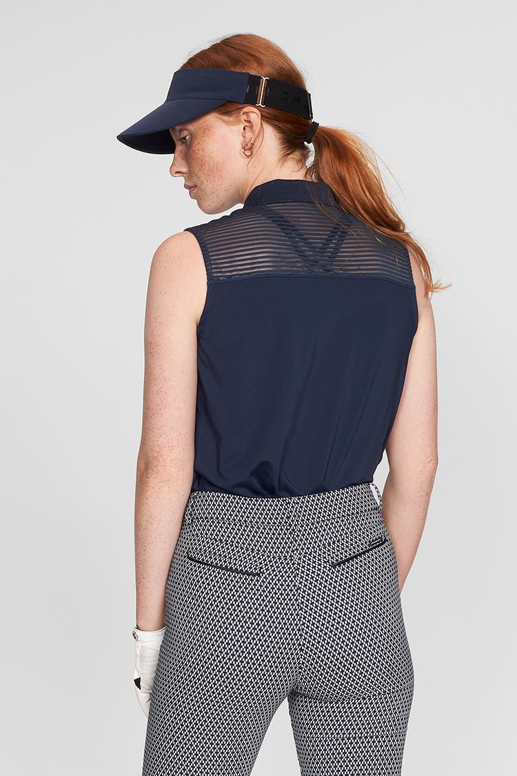 Picture of Rohnisch Ladies Miko Sleeveless Polo Shirt - Navy