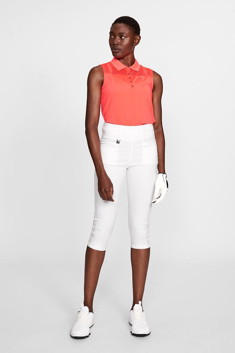 Picture of Rohnisch Ladies Miko Sleeveless Polo Shirt - Neon Pink