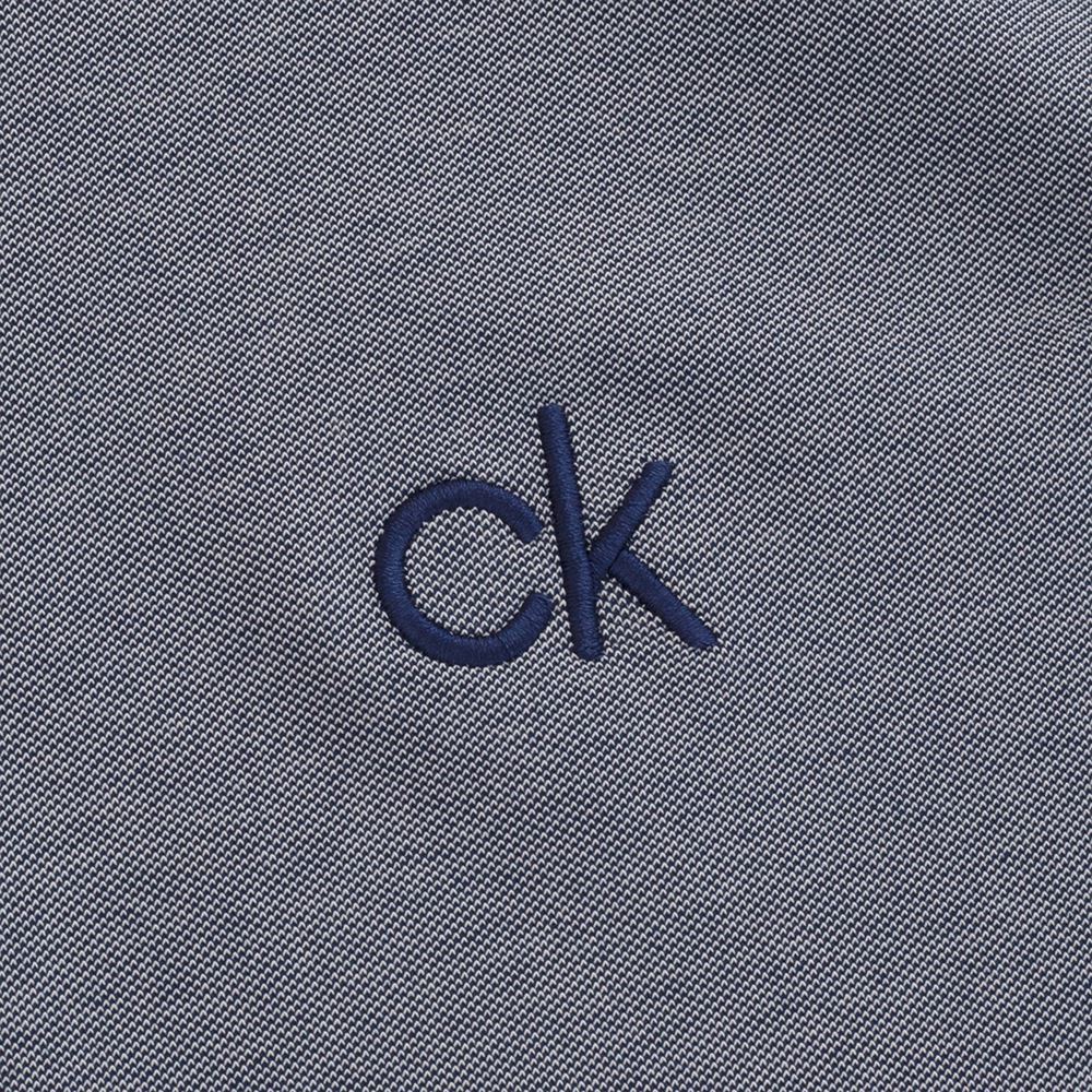 Picture of Calvin Klein zns Men's Hagan Pique Polo Shirt - Navy - Large Only