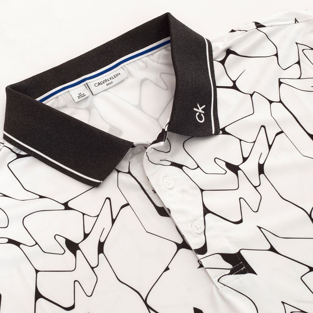 Picture of Calvin Klein Men's Sarazen Polo Shirt - White - XL Only