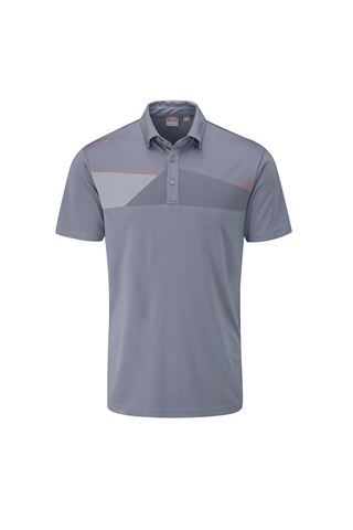 Picture of Ping zns Men's Holten Golf Polo Shirt - Greystone