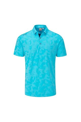 Picture of Ping zns Men's Romy Golf Polo Shirt - Marine Blue