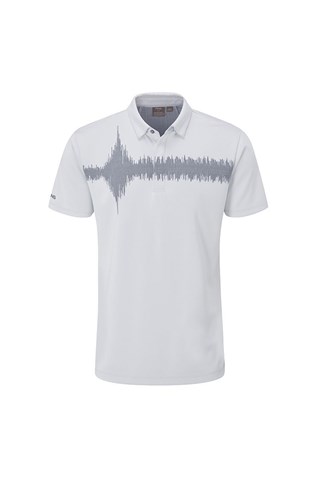 Picture of Ping  zns Men's Frequency Golf Polo Shirt - Silver