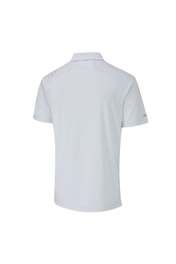 Picture of Ping  zns Men's Frequency Golf Polo Shirt - Silver