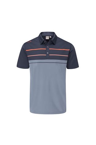 Show details for Ping Men's Staton Golf Polo Shirt - Greystone Multi