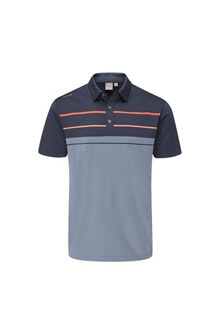 Picture of Ping ZNS Men's Staton Golf Polo Shirt - Greystone Multi