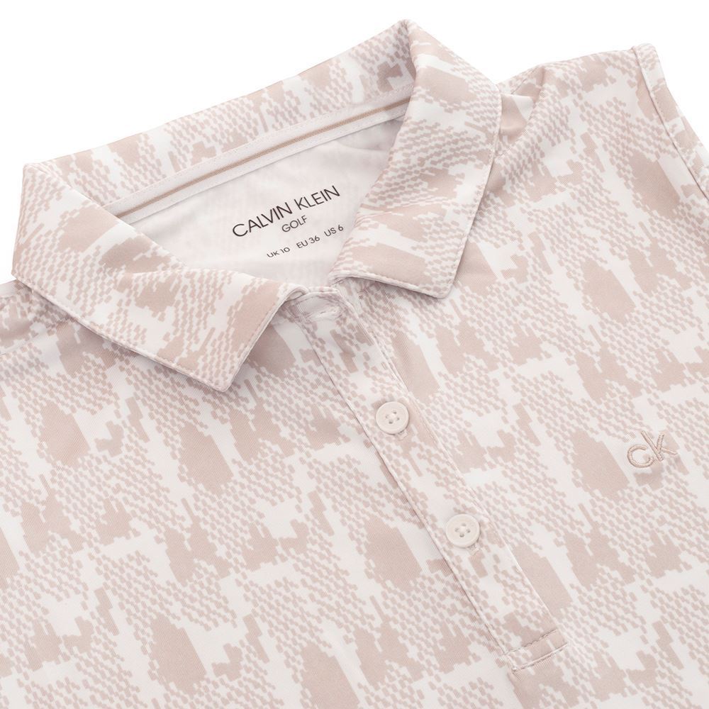 Picture of Calvin Klein zns  Ladies Avon Sleeveless Polo Shirt - Fossil