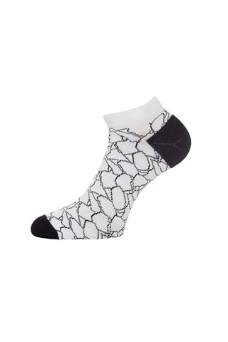 Picture of Calvin Klein Zns Ladies Kosi Tech Socks - Black / White
