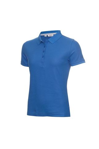 Picture of Calvin Klein zns Ladies Performance Pique Polo Shirt - Yale Blue