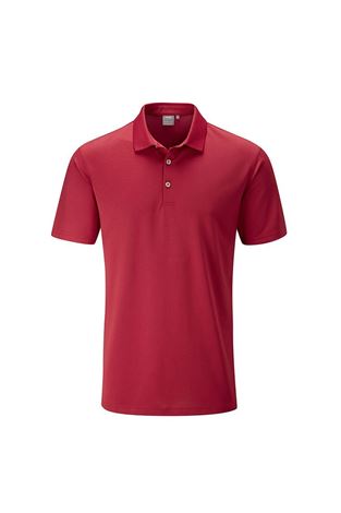 Show details for Ping Men's Lincoln Golf Polo Shirt - Rich Red